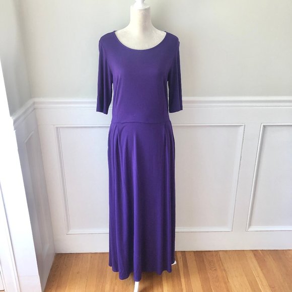 royal purple maxi dress